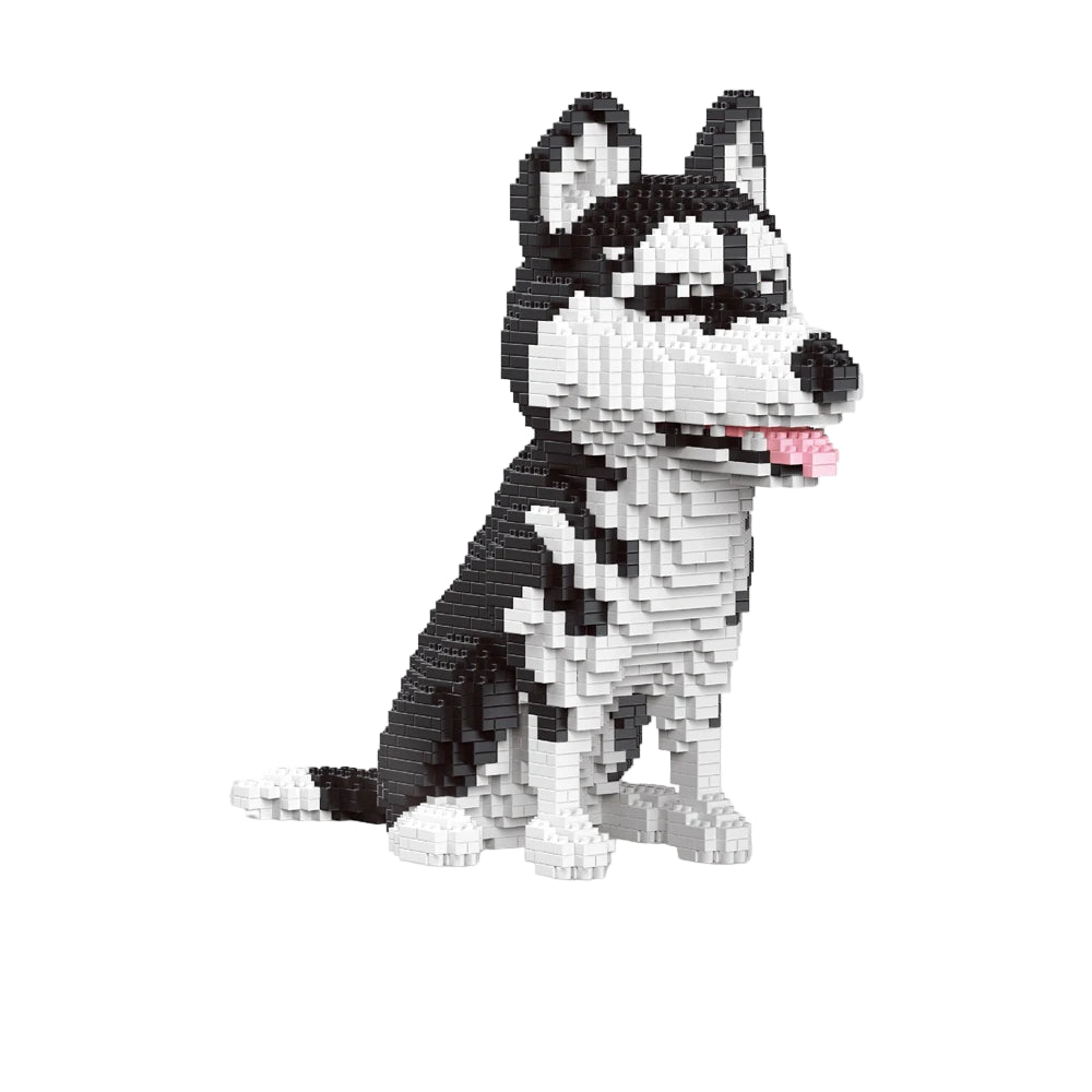 Husky duży- Rasy psów z klocków