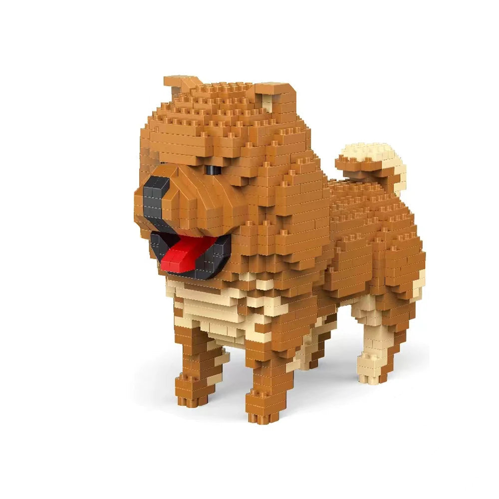 Chow Chow- Rasy psów z klocków