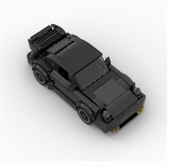 Klocki- model samochodu insp. Porsche 911 (930)