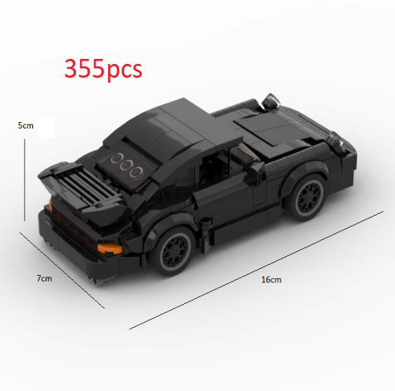 Klocki- model samochodu insp. Porsche 911 (930)