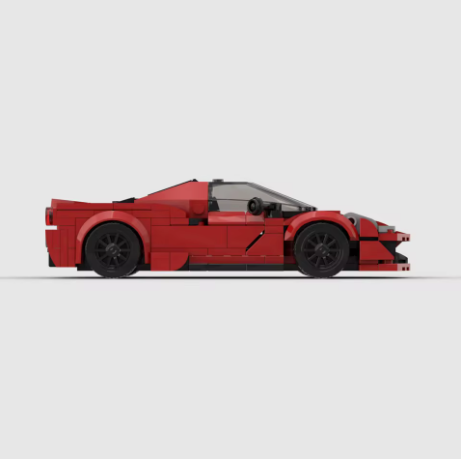 Klocki- model samochodu insp. Ferrari 488 Pista